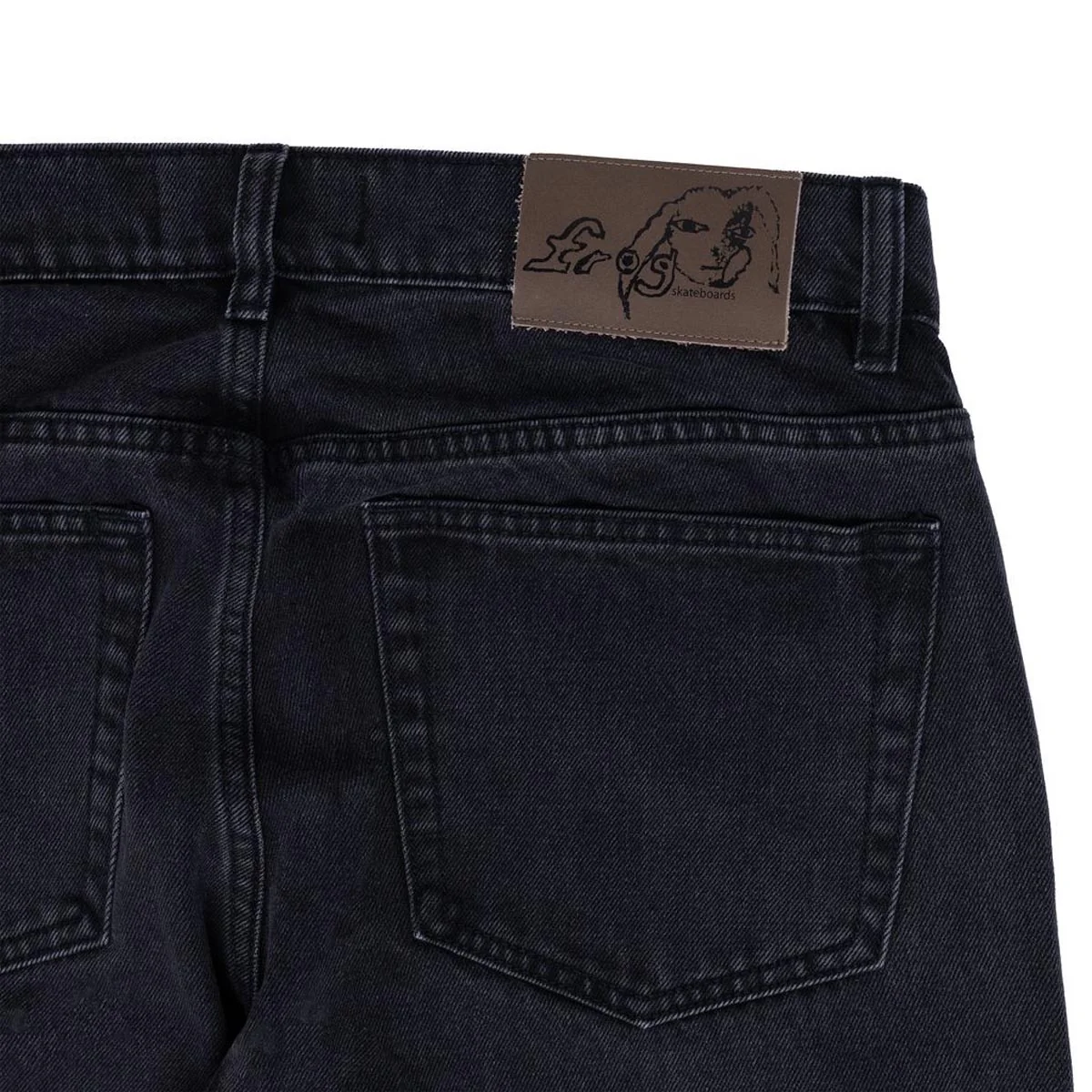 Frog Five Pocket Denim Jeans - Washed Black - Image 3