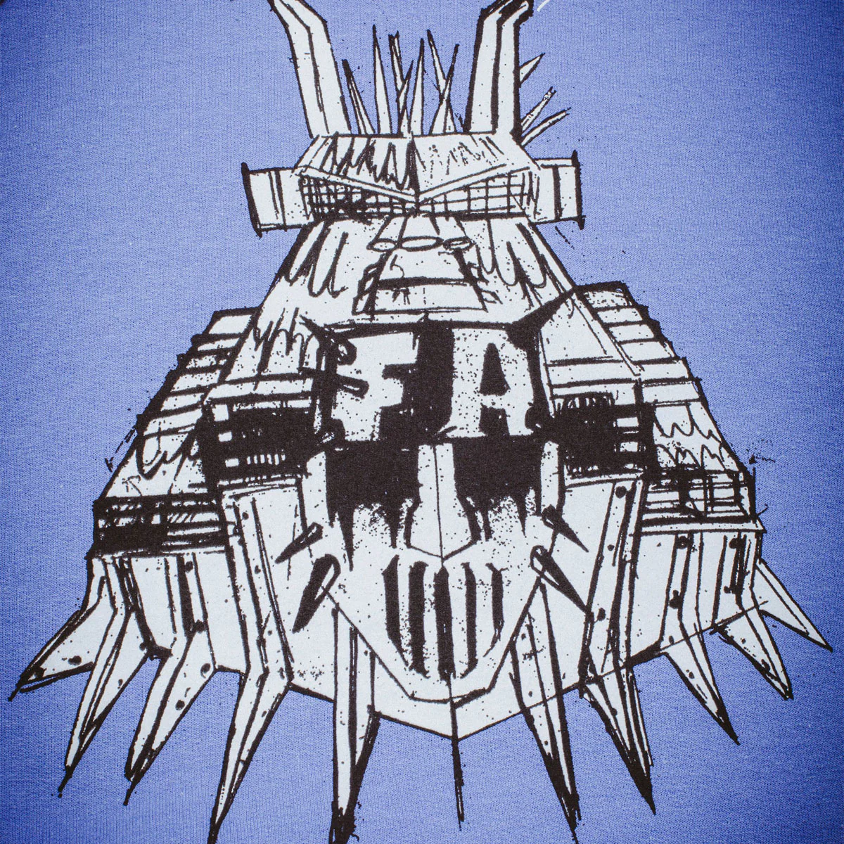 Fucking Awesome 7th Grade Book Cover Hoodie - Violet - Image 2