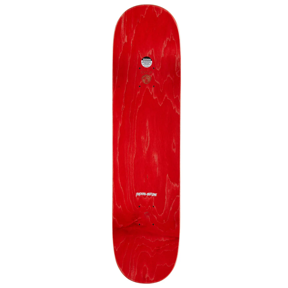 Fucking Awesome Angel Burn Skateboard Deck - White - 8.00" - Image 2