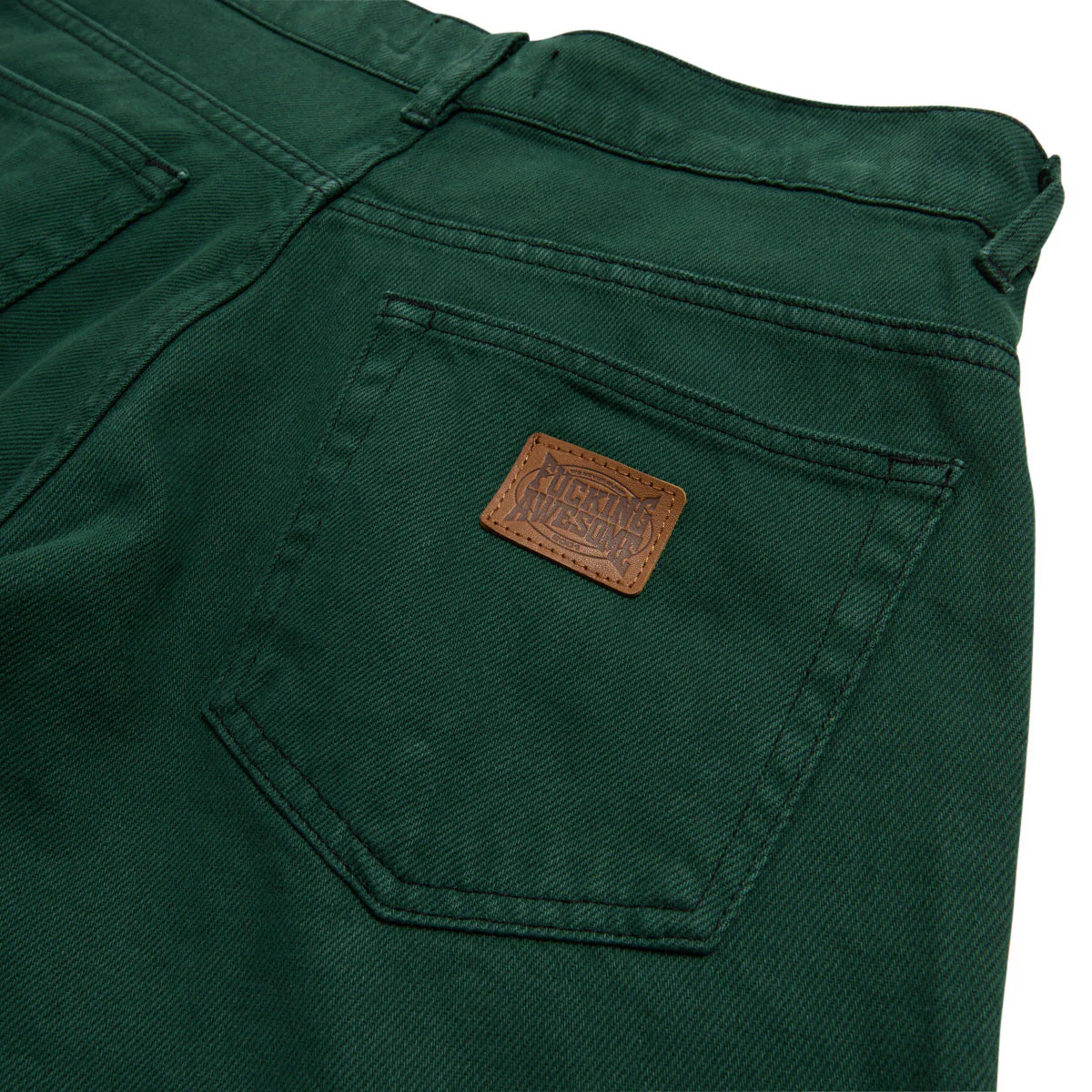 Fucking Awesome Dark Sage Fecke Jeans - Dark Sage - Image 3