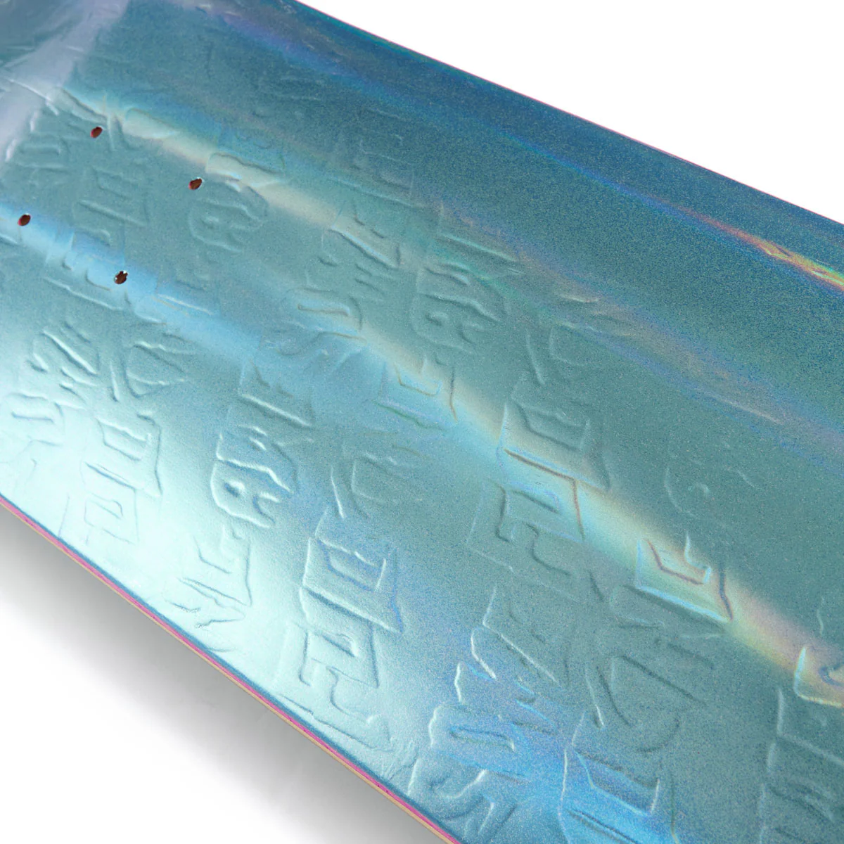 Fucking Awesome Embossed Color Skateboard Complete - Gamma Ray Blue - 8.18" - Image 4