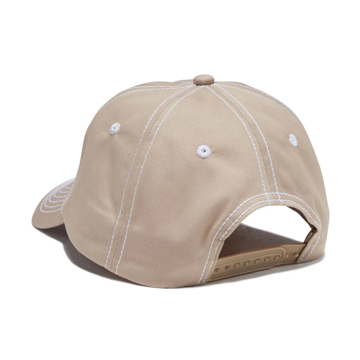Fucking Awesome Seduction Contrast Stitch 6 Panel Hat - Khaki - Image 2