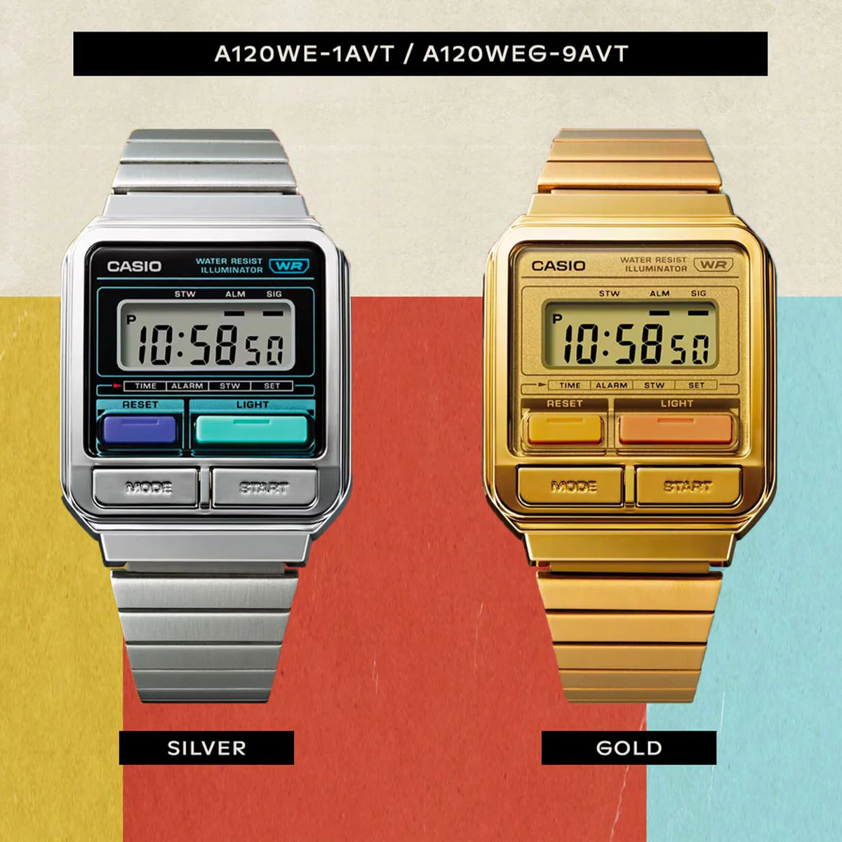 Casio A120WEG-9AVT Watch - Image 2