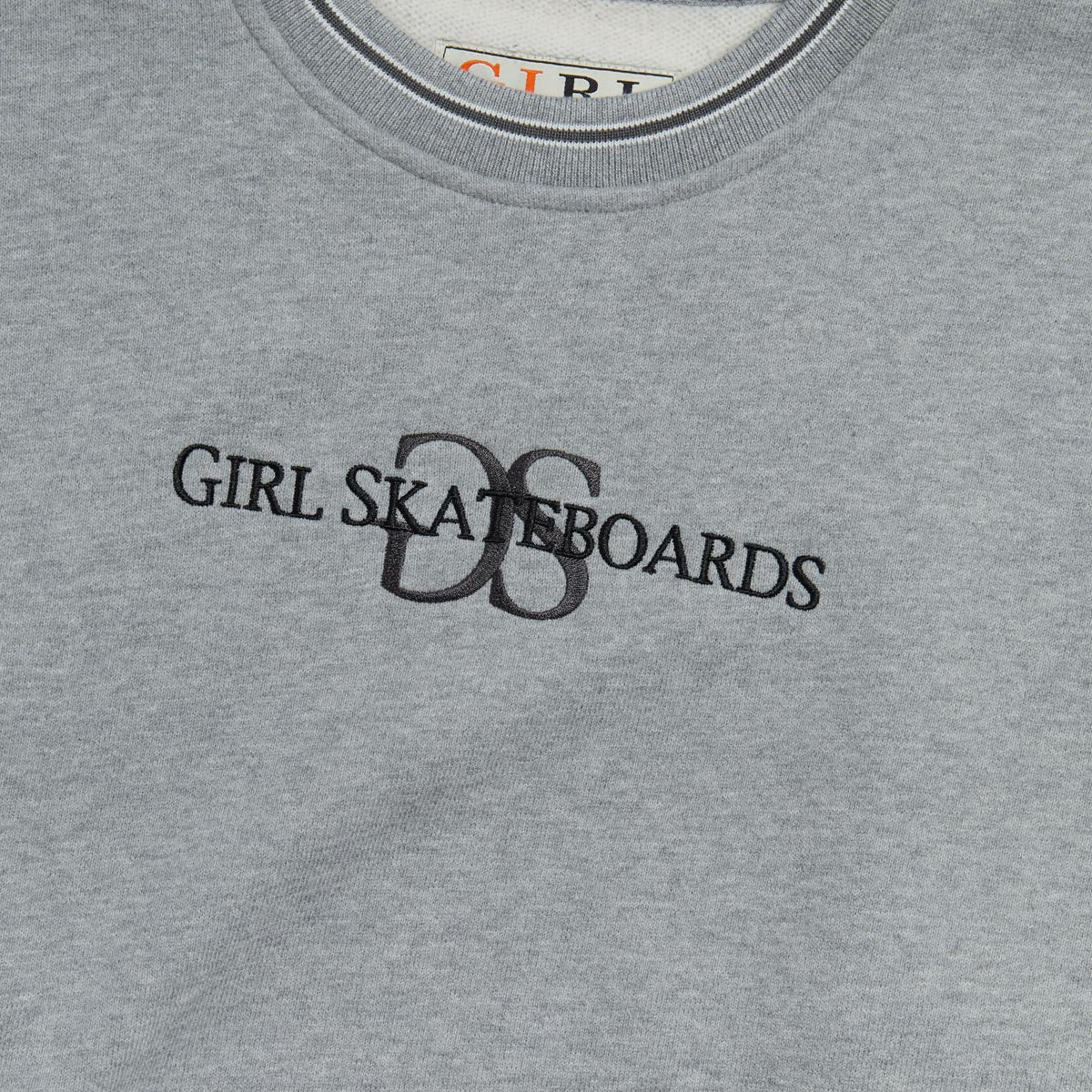 Girl Gs Embroidered Crewneck Sweatshirt - Grey - Image 2
