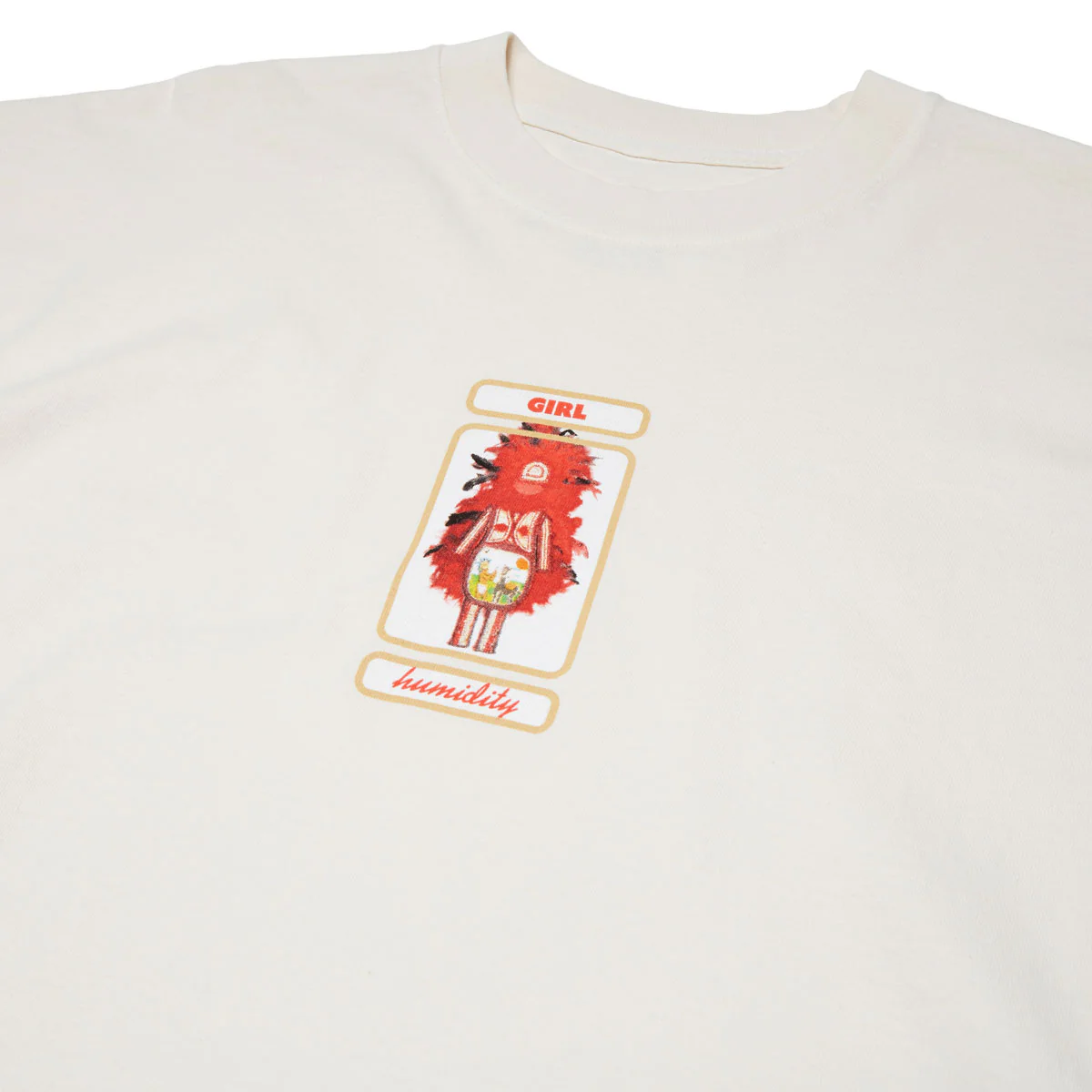 Girl OG Humidity Heavy T-Shirt - Cream - Image 2
