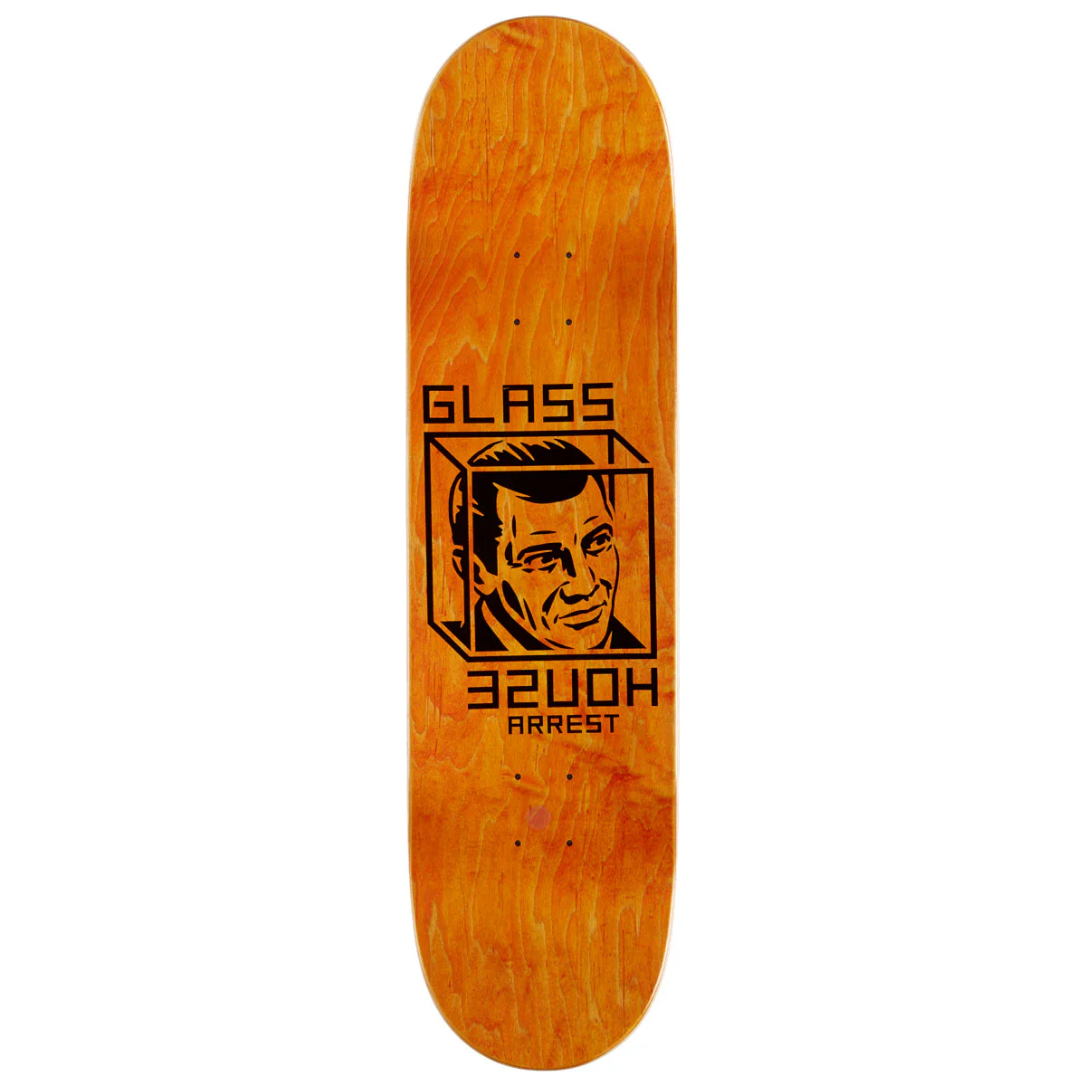 Glass House House Arrest Skateboard Complete - Metallic Silver - 8.50" - Image 2
