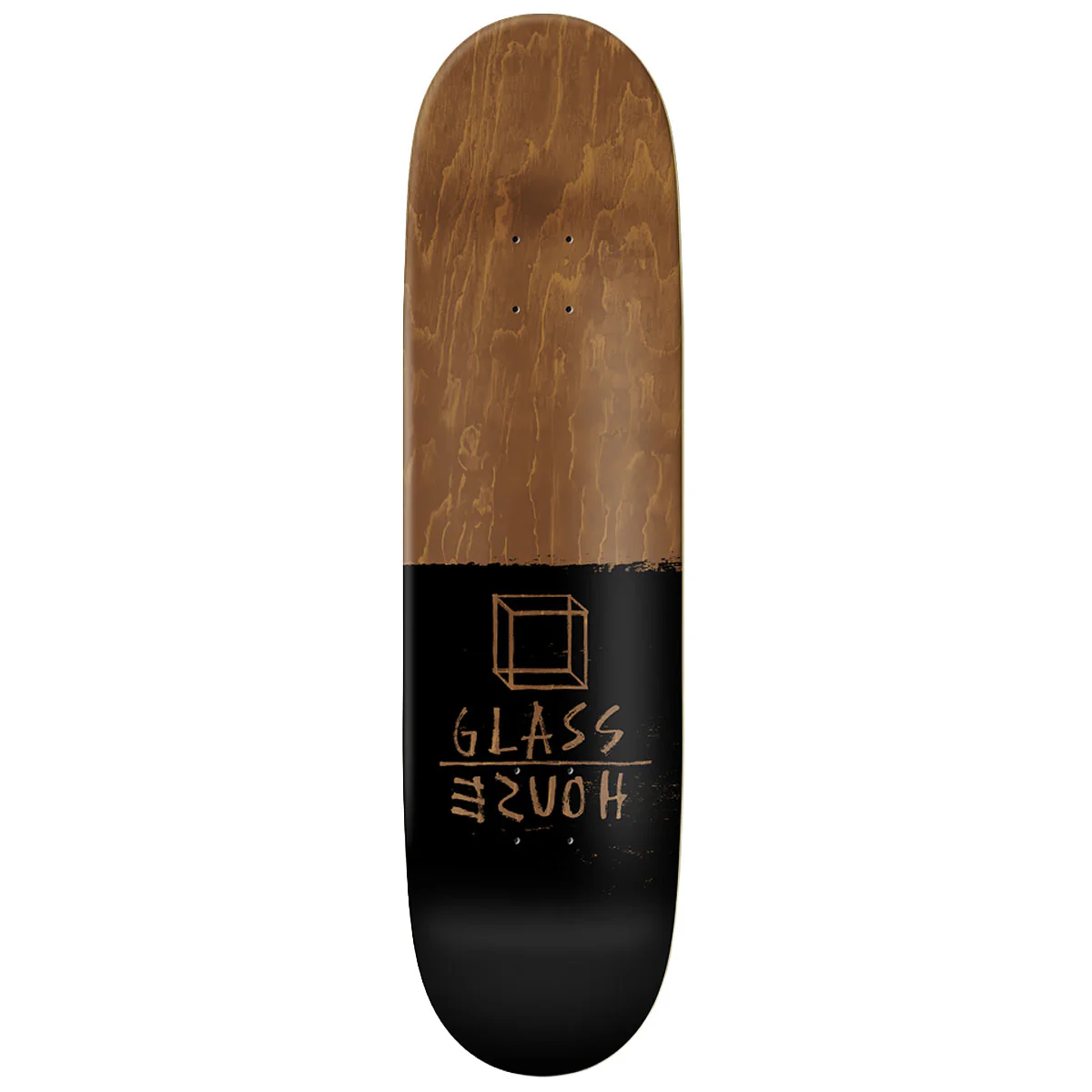 Glass House Rats Skateboard Complete - Gold/Black - 8.50" - Image 2