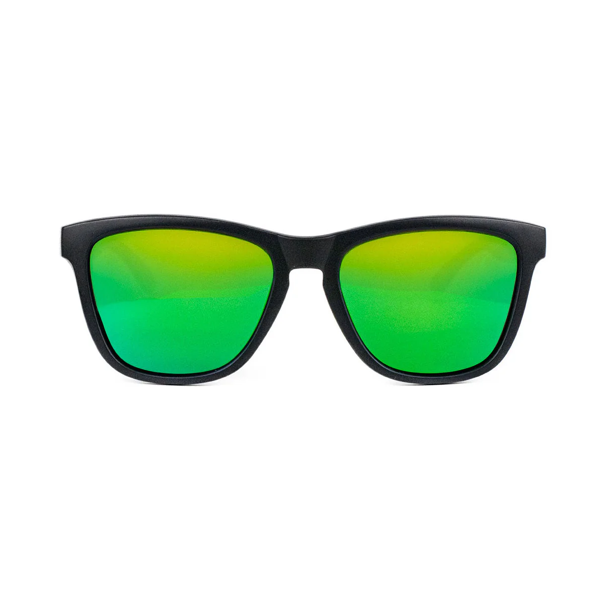 Glassy Deric Premium Polarized Sunglasses - Matte Black/Green Mirror - Image 2