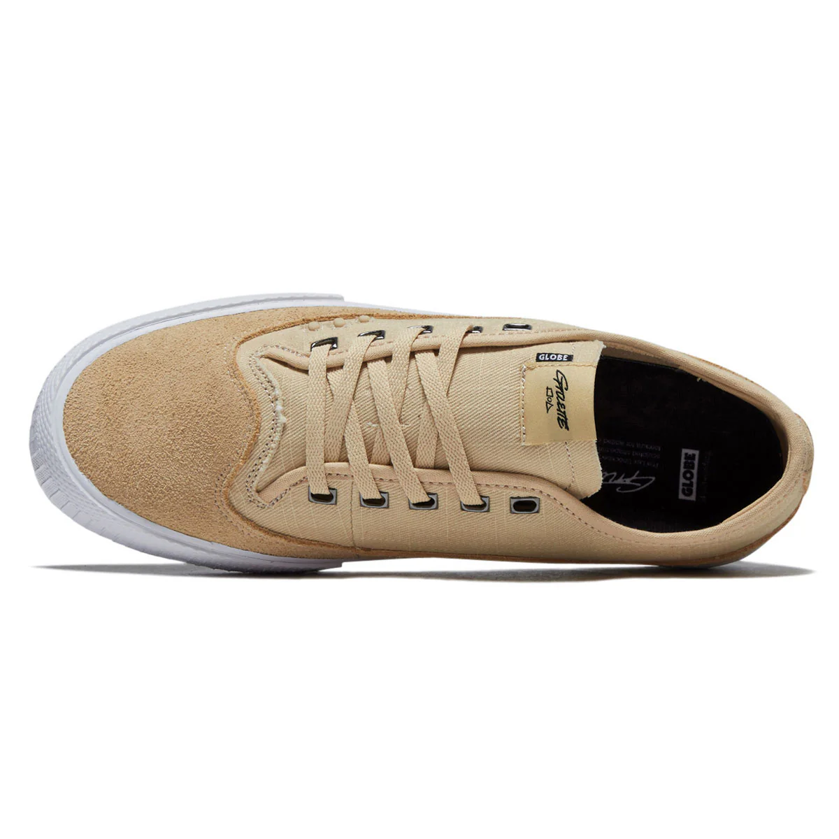 Globe Gillette Shoes - Khaki Linen - Image 3