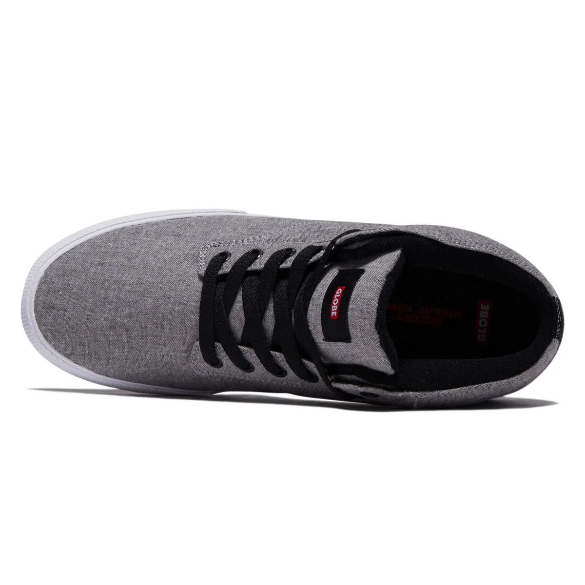 Globe Motley Mid 2.0 Shoes - Grey Chambray - Image 3