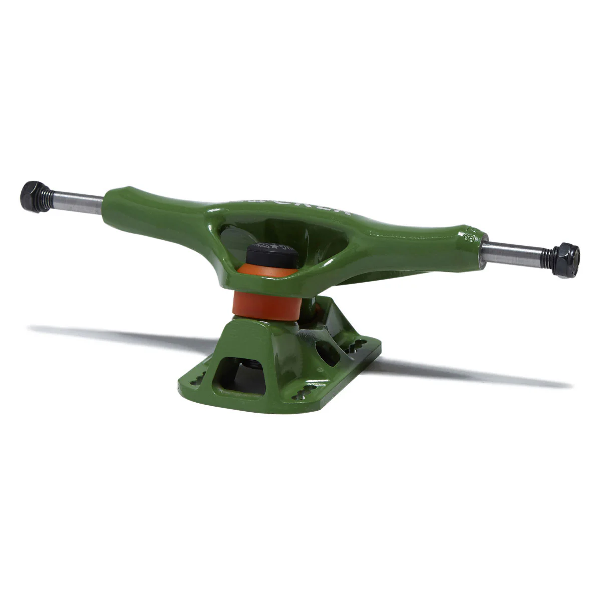 Grind King Locker Skateboard Trucks - Army Green - 8.75" - Image 2