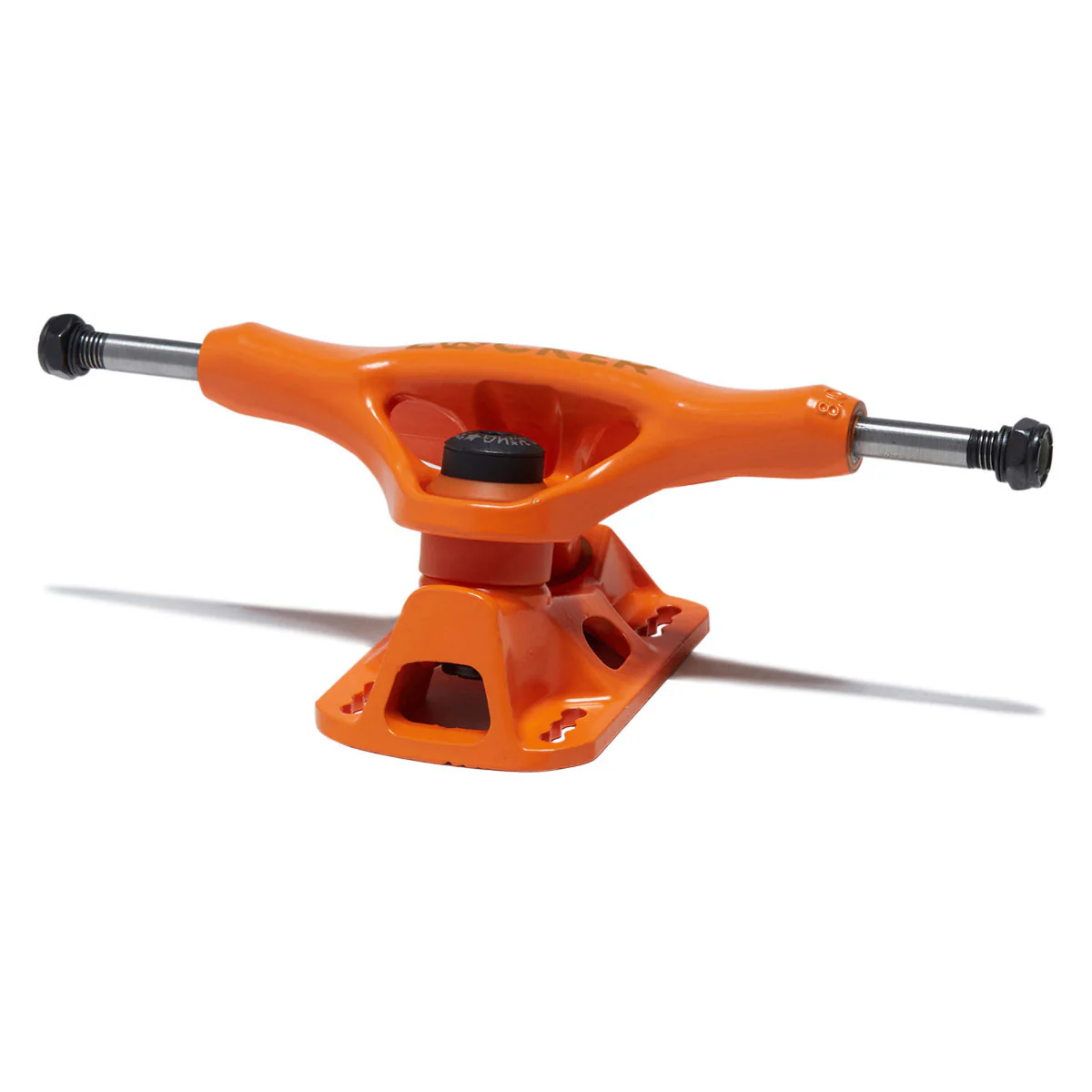 Grind King Locker Skateboard Trucks - Orange - 8.00" - Image 2