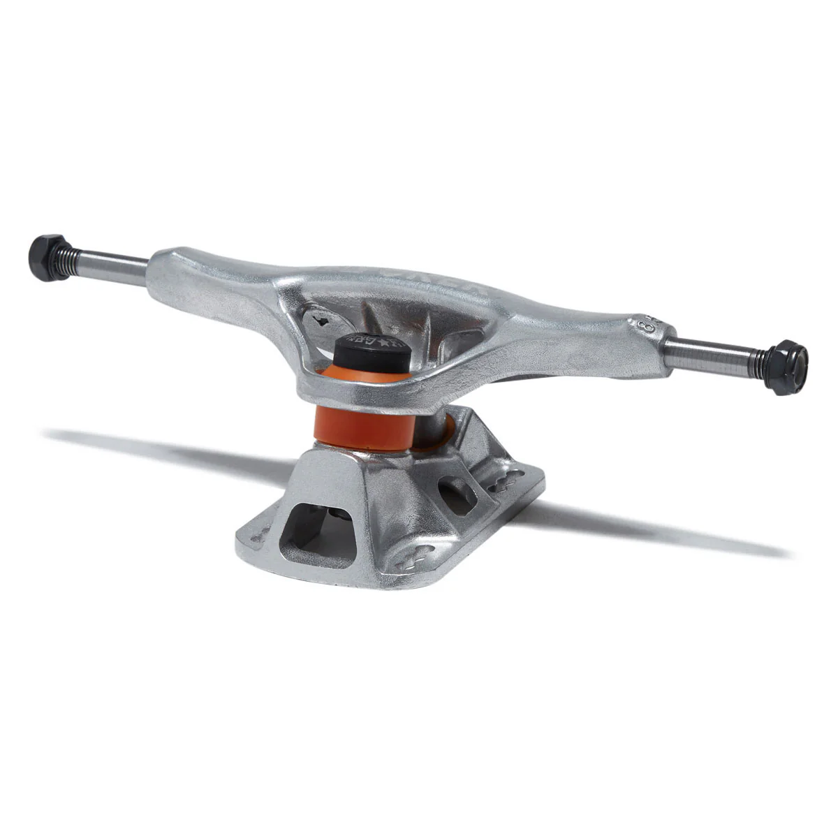 Grind King Locker Skateboard Trucks - Silver - 8.50" - Image 2