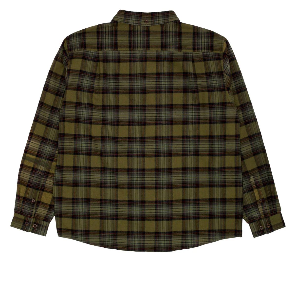 GX1000 Long Sleeve Button Down Flannel Shirt - Green - Image 2