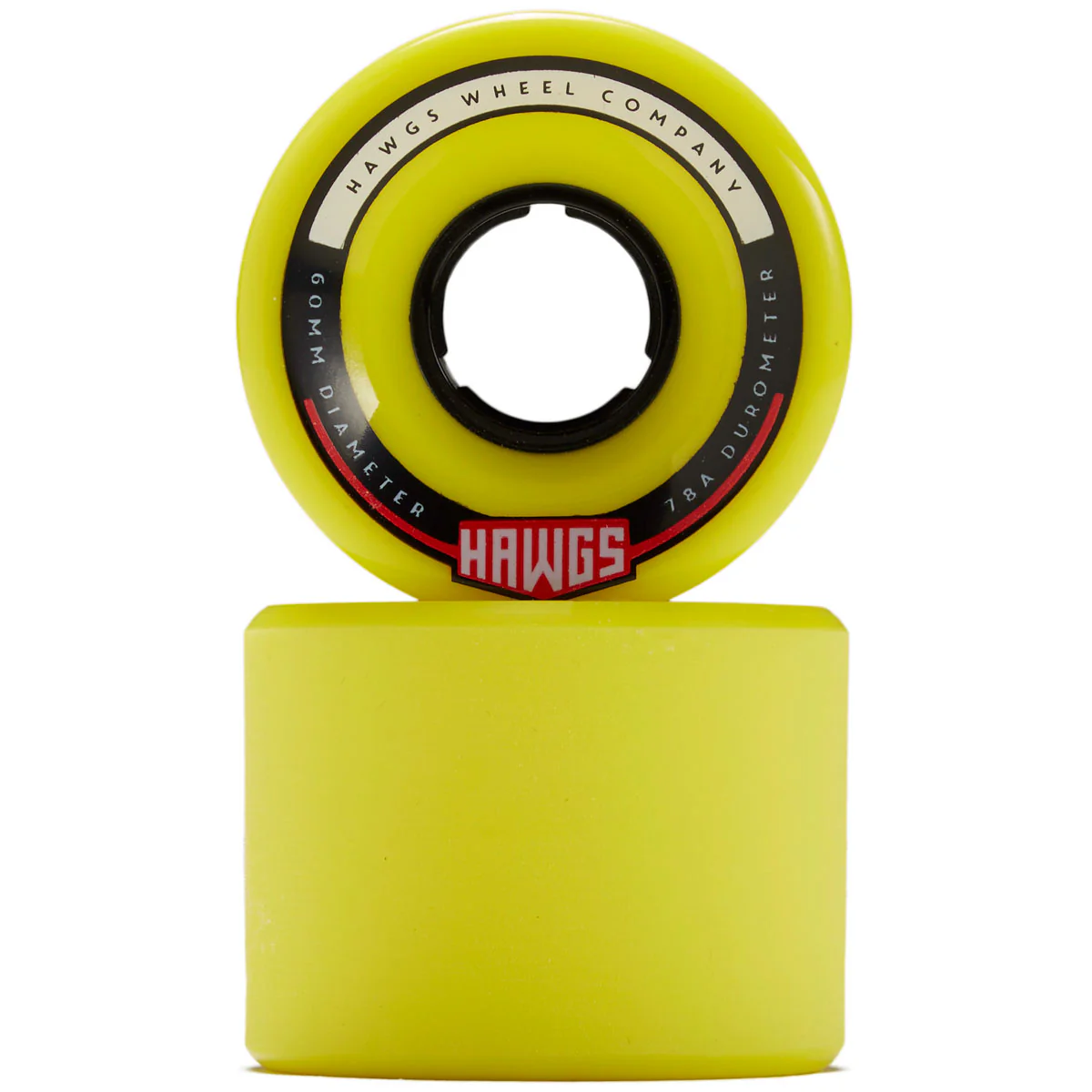 Hawgs Chubby 78a Stone Ground Longboard Wheels - Flat Banana - 60mm - Image 2