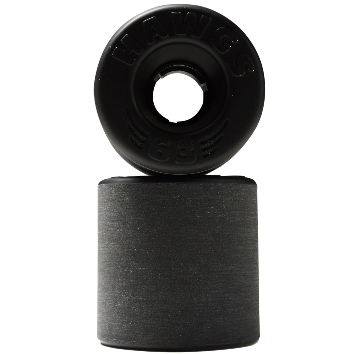 Hawgs Doozies 78a Stone Ground Longboard Wheels - Black - 63mm - Image 2