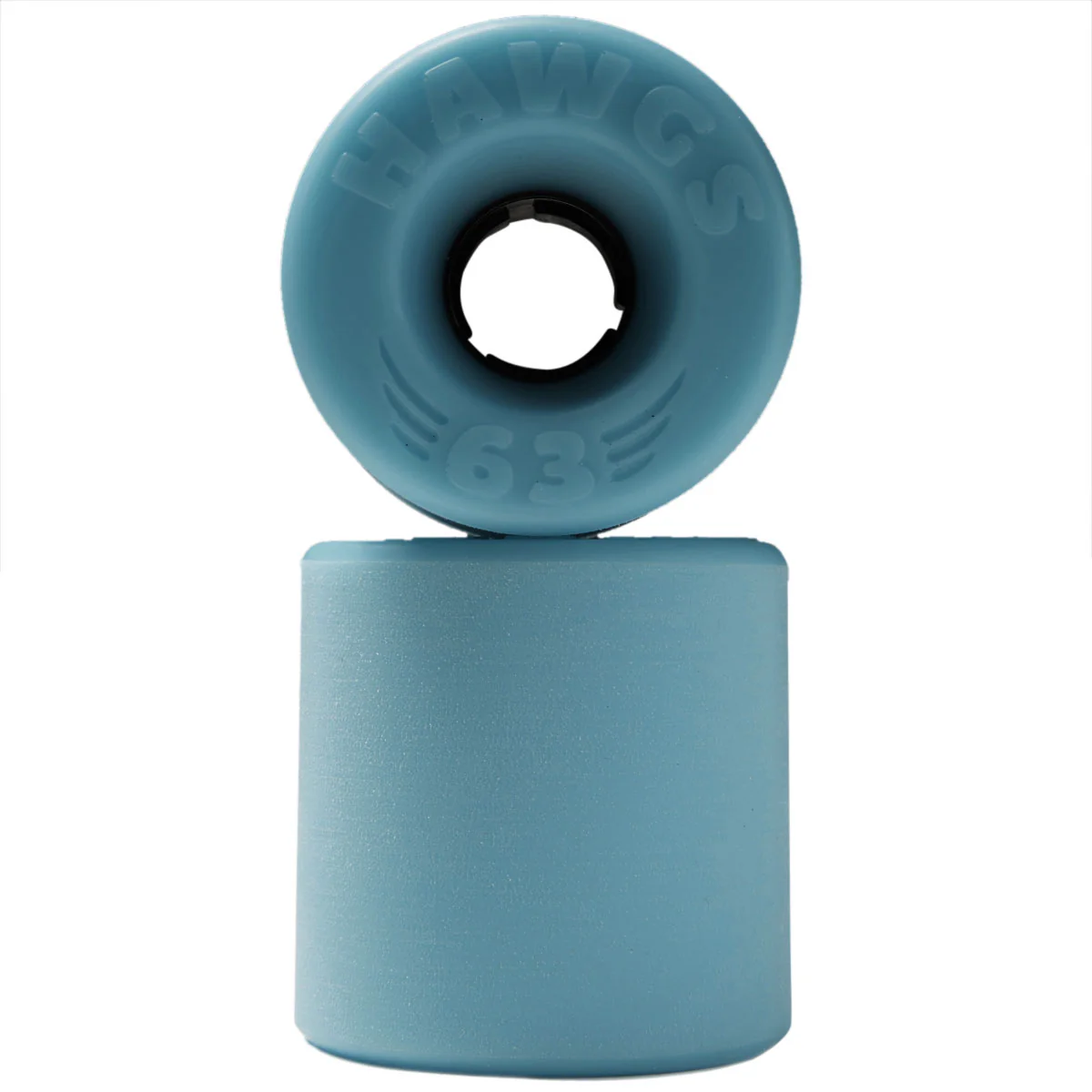 Hawgs Doozies 78a Stone Ground Longboard Wheels - Blue - 63mm - Image 2