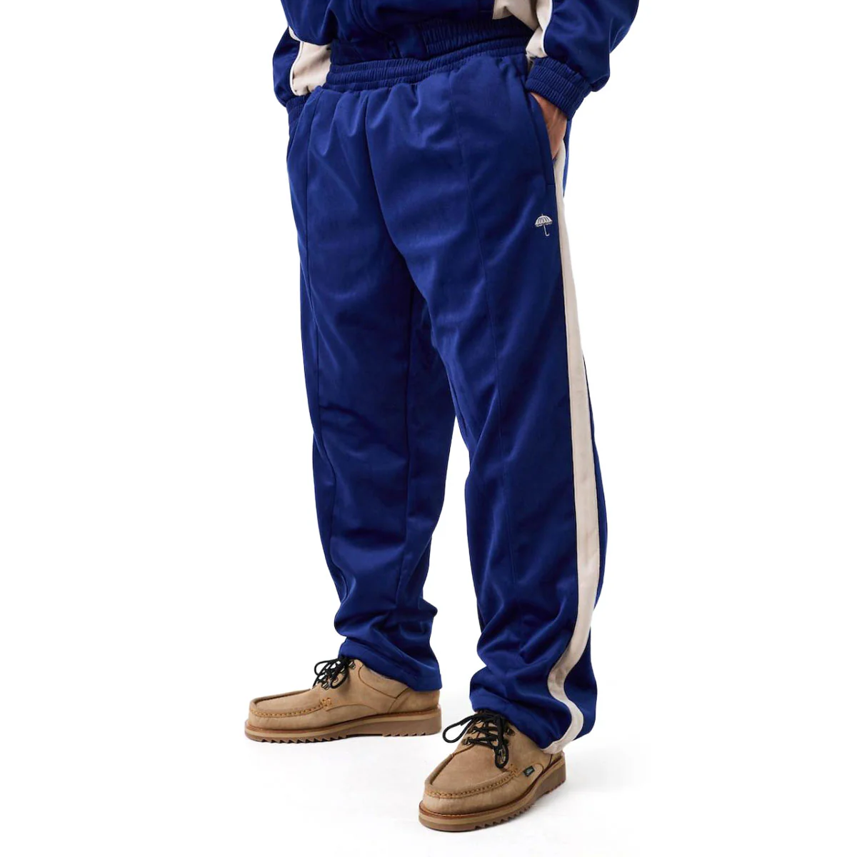 Helas Donny Tracksuit Pants - Navy/Beige - Image 4