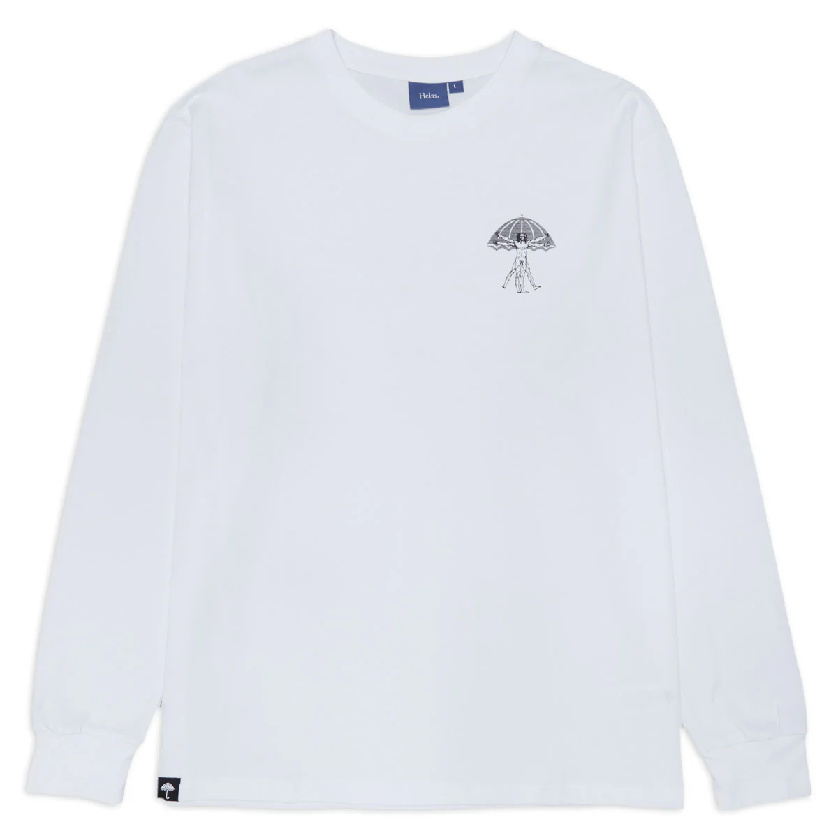 Helas Vituve Long Sleeve T-Shirt - White - Image 2