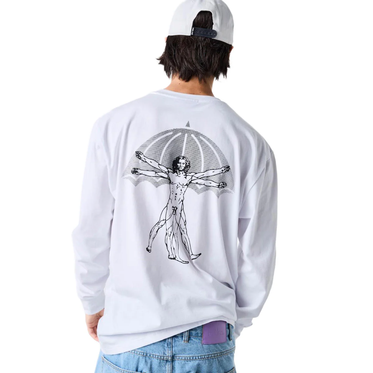Helas Vituve Long Sleeve T-Shirt - White - Image 3