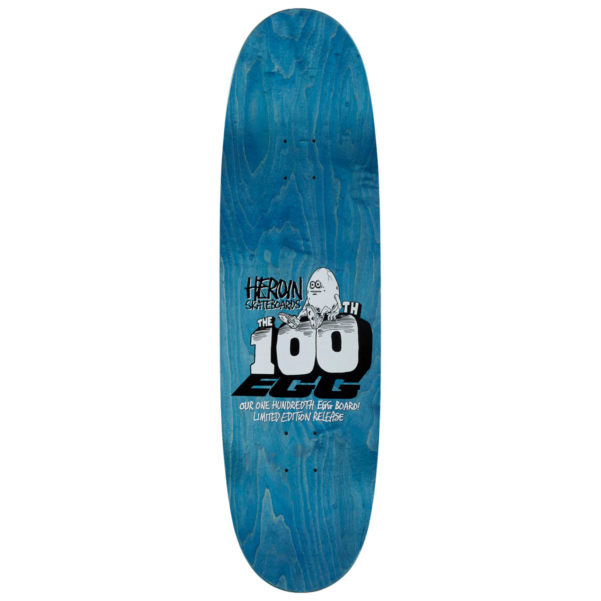 Heroin 100th Egg Skateboard Deck - 9.125" - Image 2
