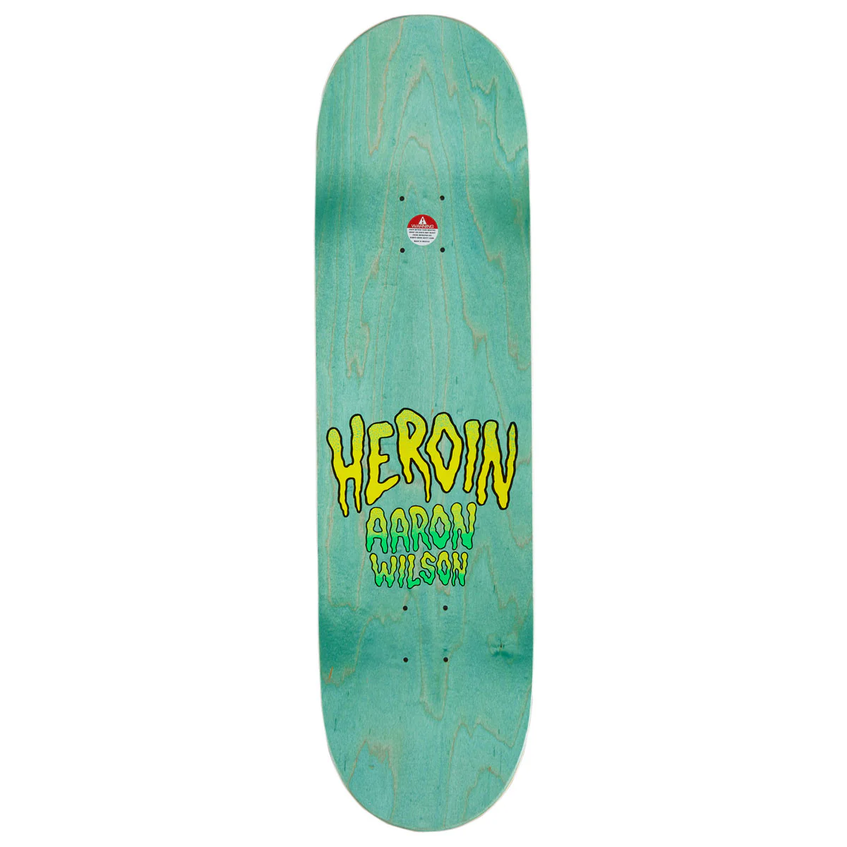 Heroin Aaron Wilson Eyes Skateboard Deck - 8.75" - Image 2
