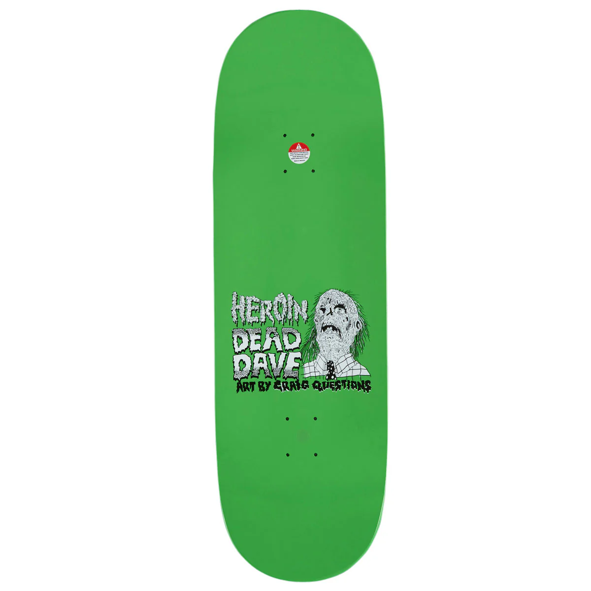 Heroin Dead Dave Dead Head Skateboard Complete - 10.00" - Image 2