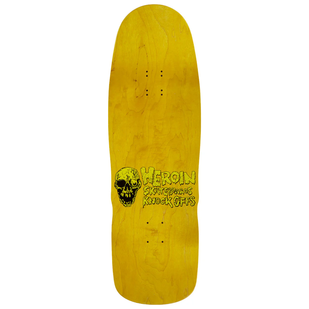 Heroin Dead Dave Knock Off Skateboard Deck - 10.10" - Image 2