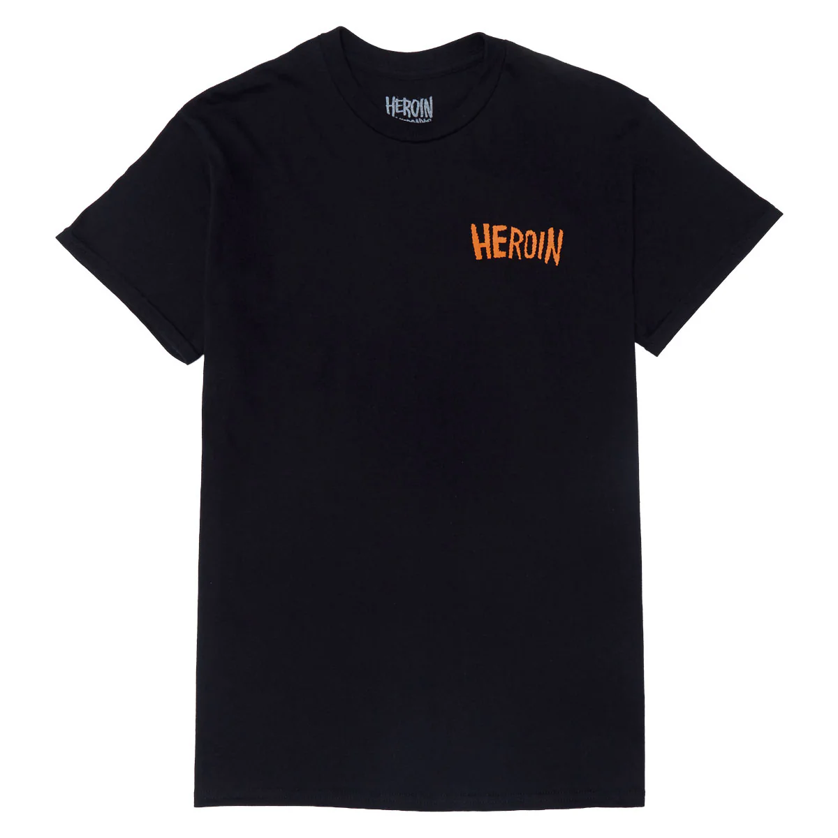 Heroin King Croc T-Shirt - Black - Image 2