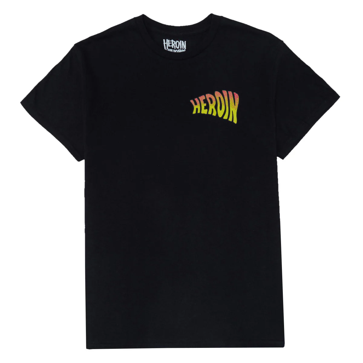 Heroin Merged T-Shirt - Black - Image 2