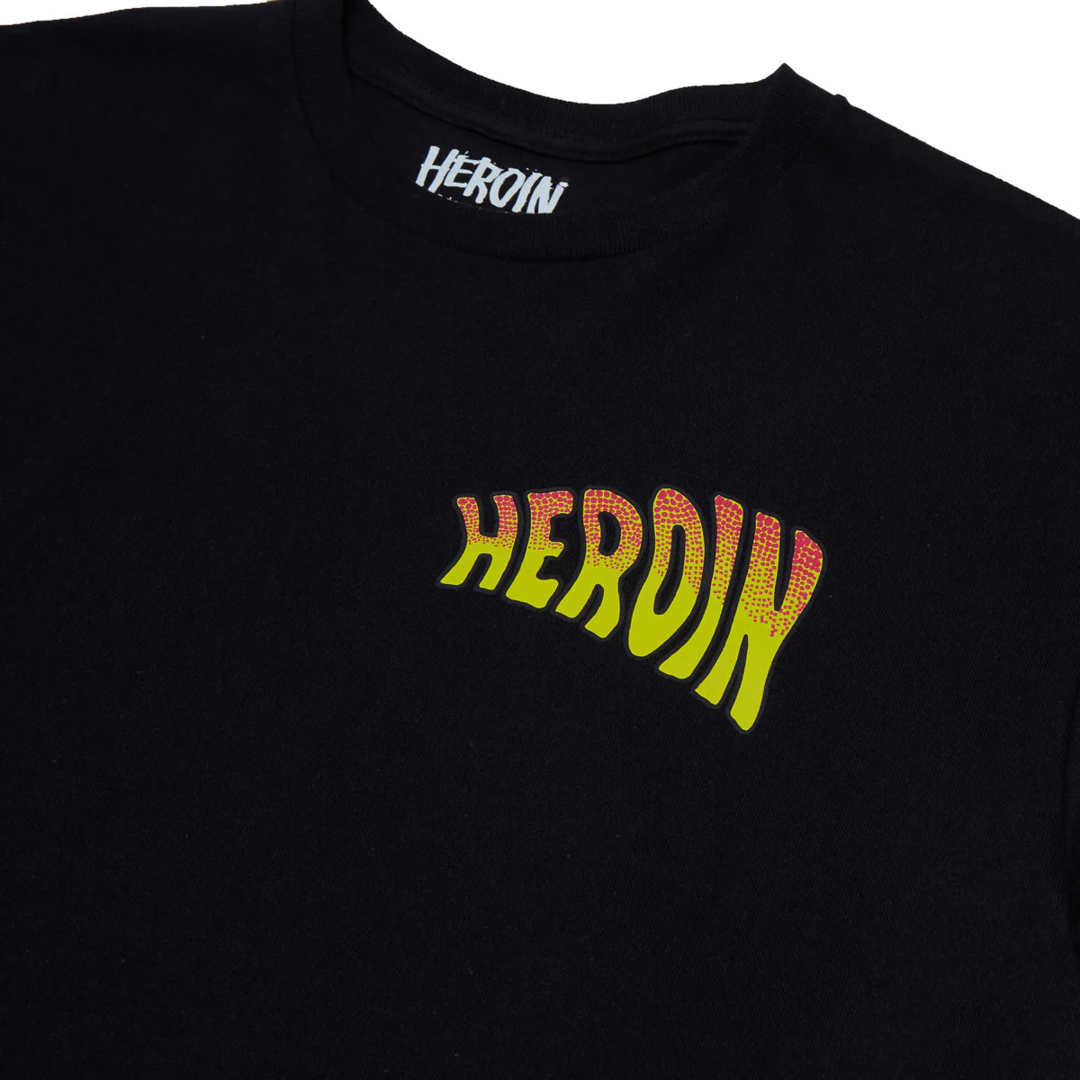 Heroin Merged T-Shirt - Black - Image 3