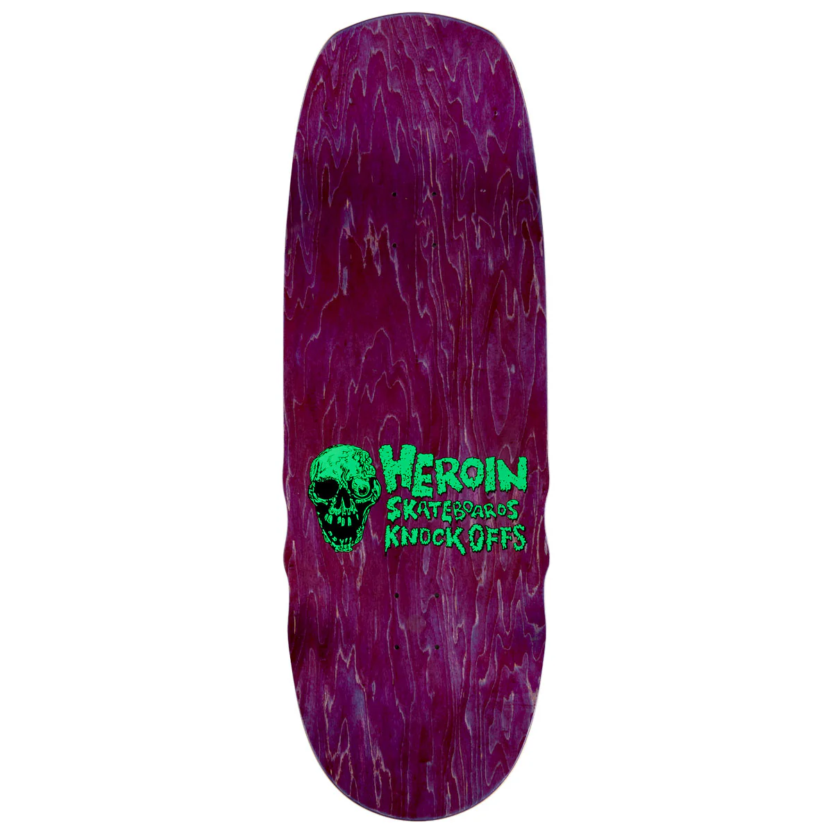 Heroin Swampy Knock Off Skateboard Deck - 10.60" - Image 2