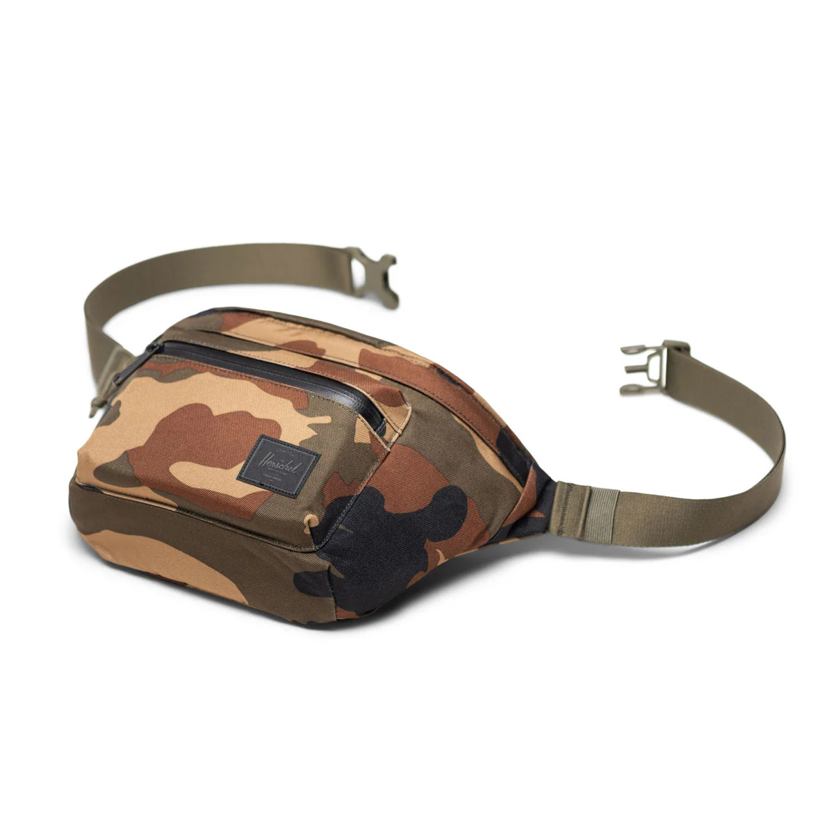 Herschel Supply Pop Quiz Hip Pack - Woodland Camo/Black Label - Image 2