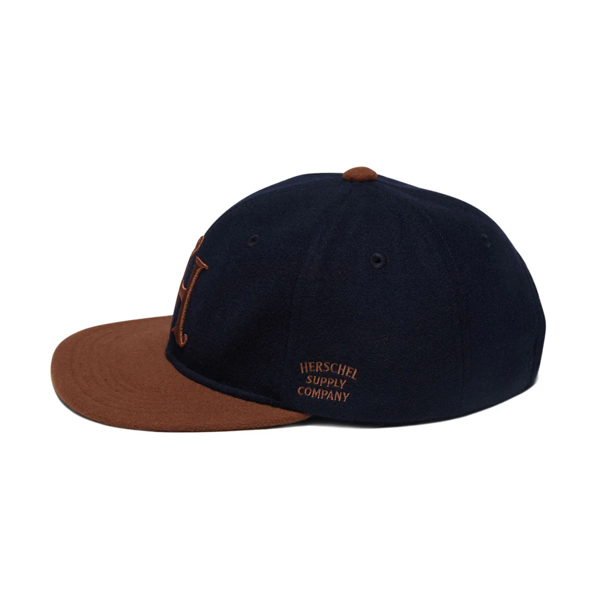 Herschel Supply Vintage Baseball Hat - Darkest Navy/Argan Oil - Image 3