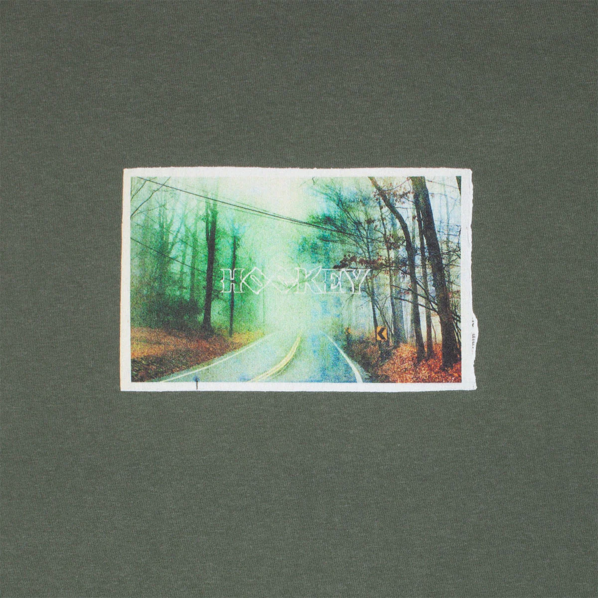Hockey Nowhere T-Shirt - Moss - Image 2