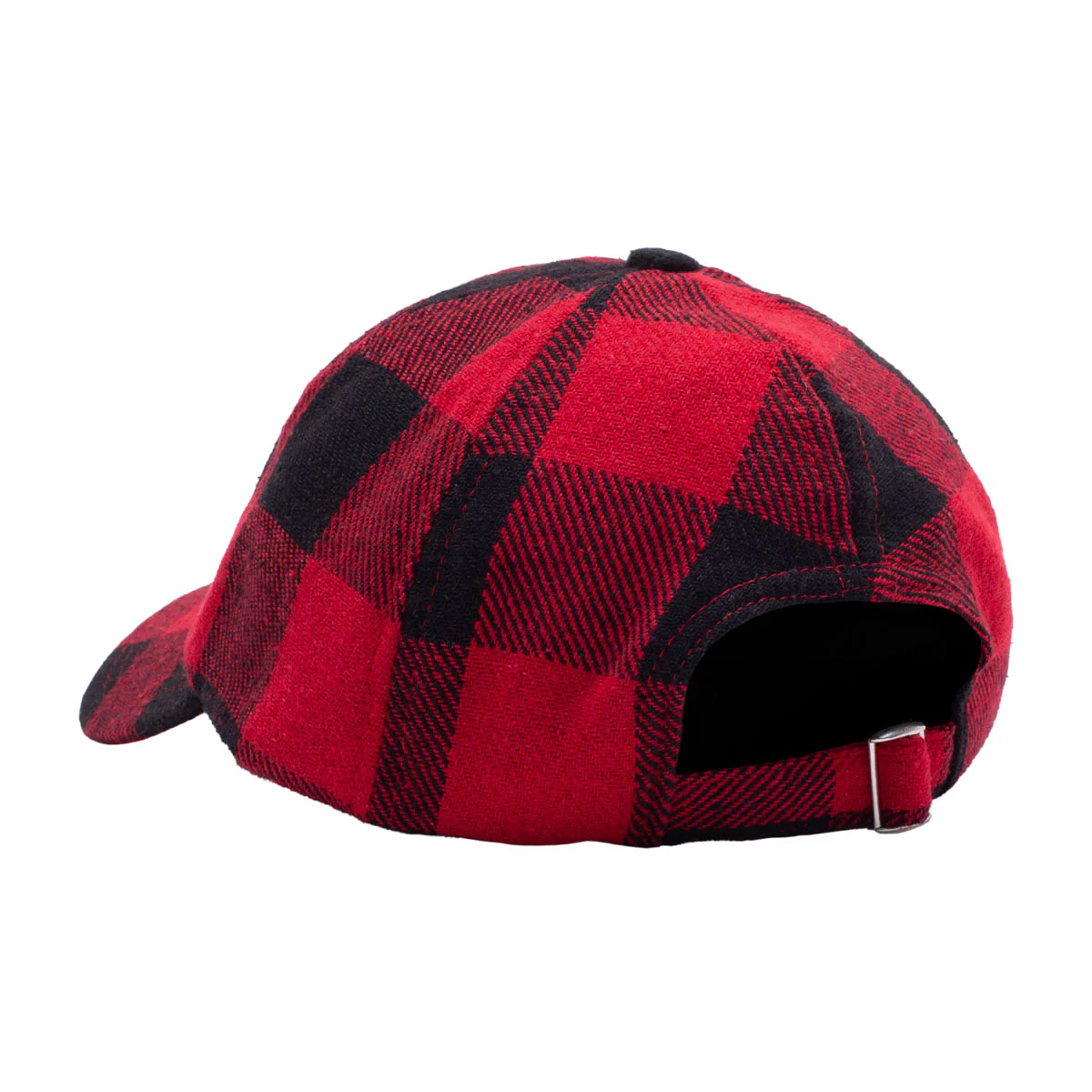 Hockey Plaid Hat - Red - Image 2