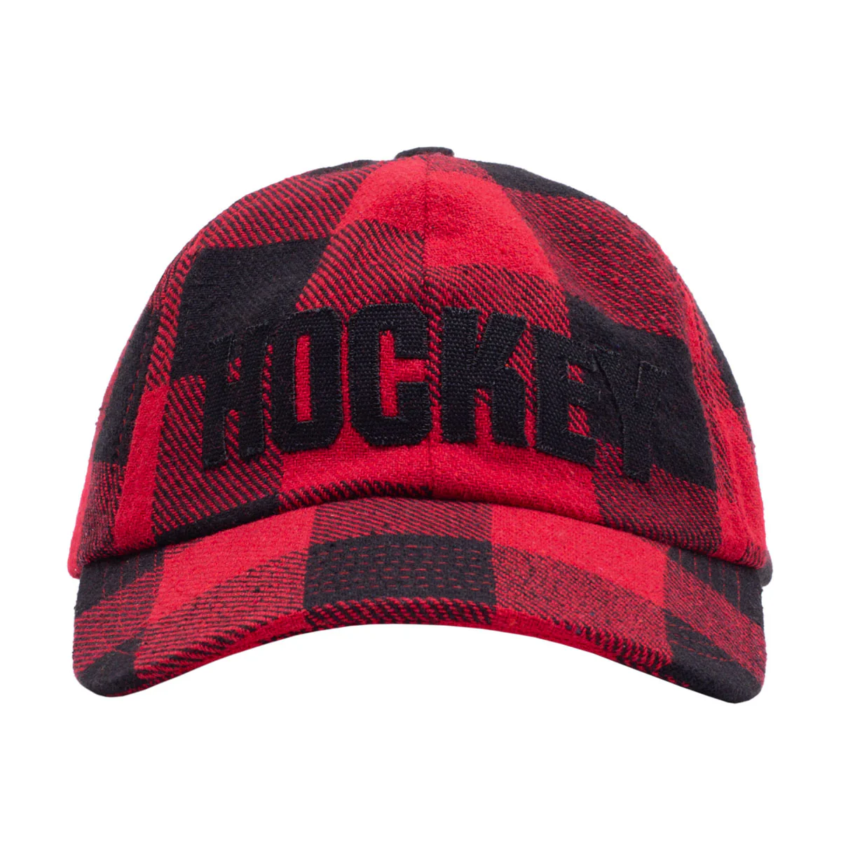 Hockey Plaid Hat - Red - Image 3