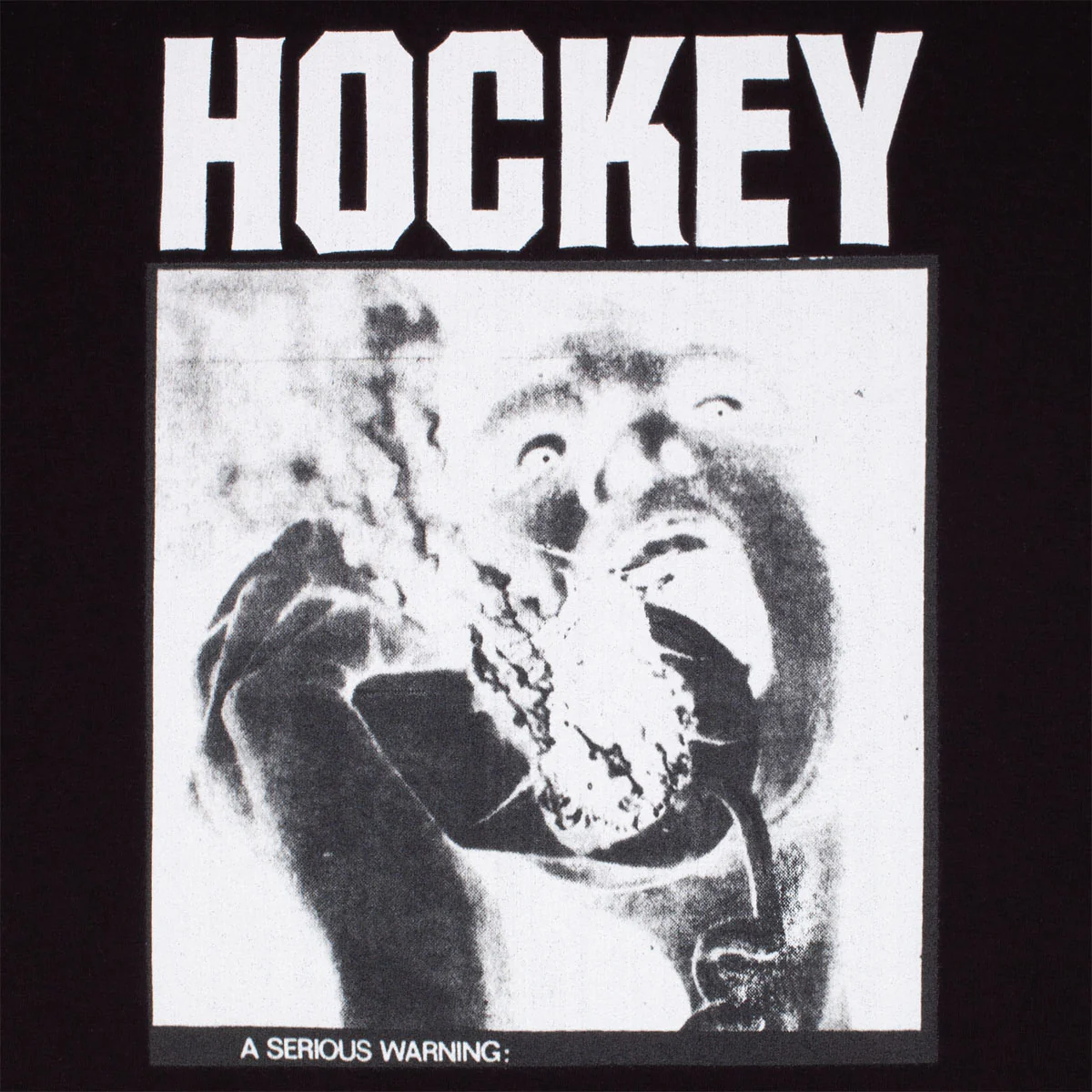 Hockey Serious Warning T-Shirt - Black - Image 2