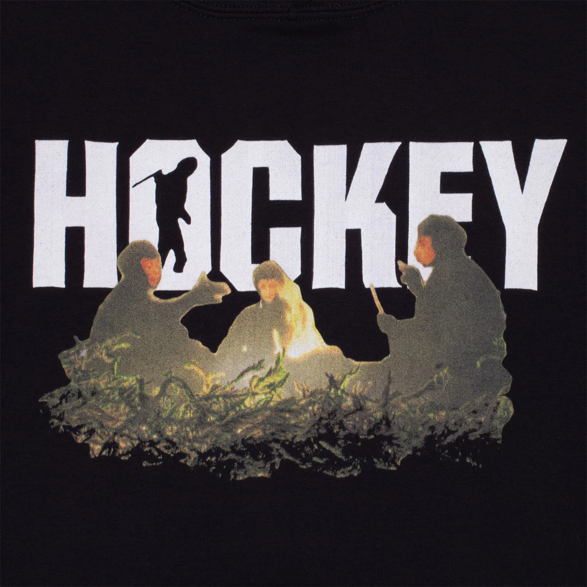 Hockey Take A Hike Hoodie - Black - Image 2