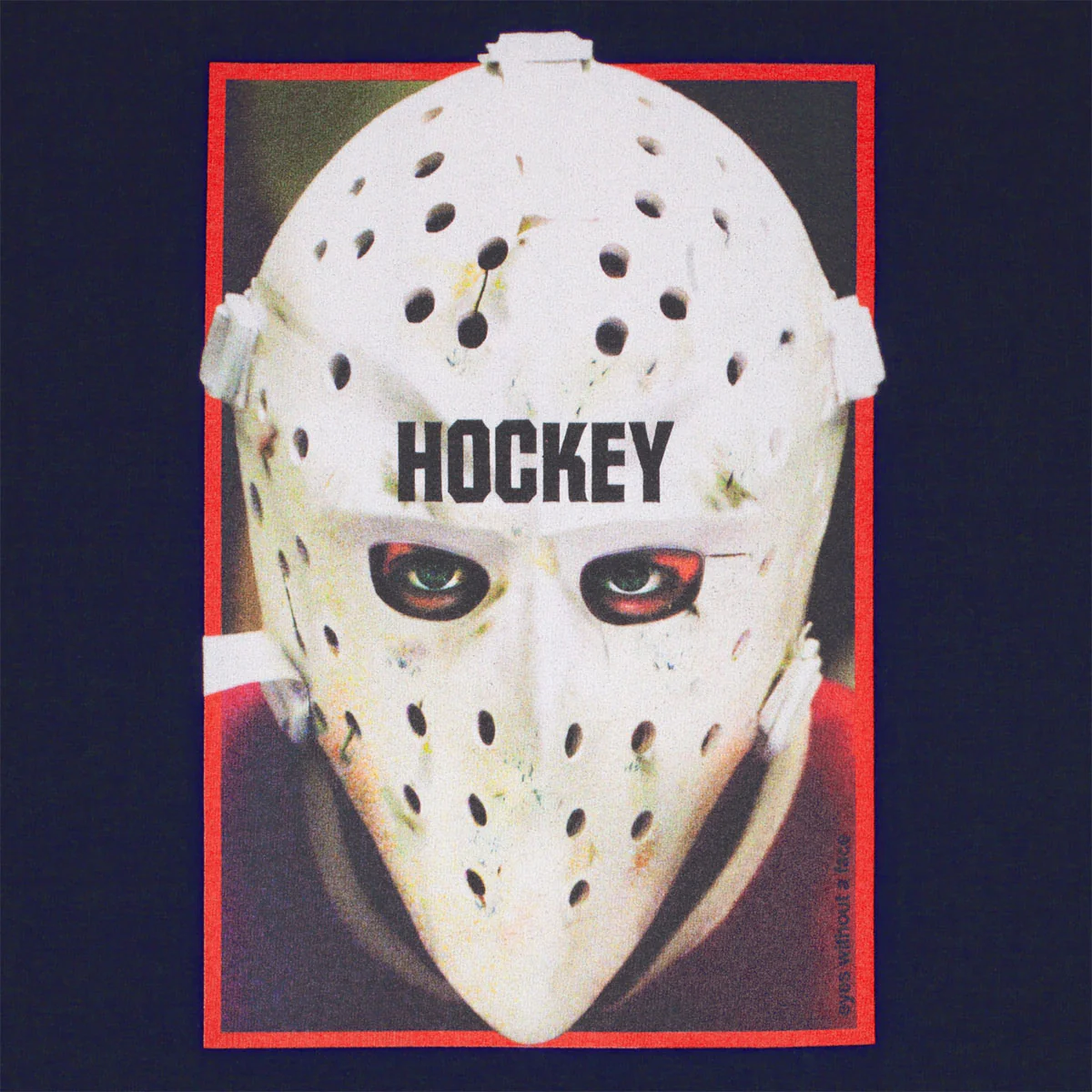 Hockey War On Ice T-Shirt - Navy - Image 2