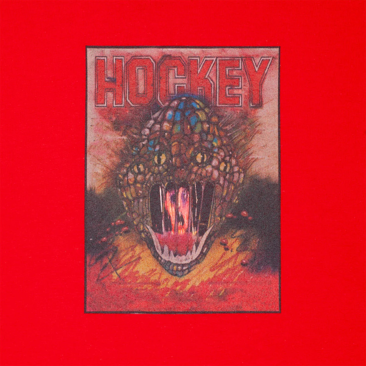 Hockey War On Mice Hoodie - Red - Image 2