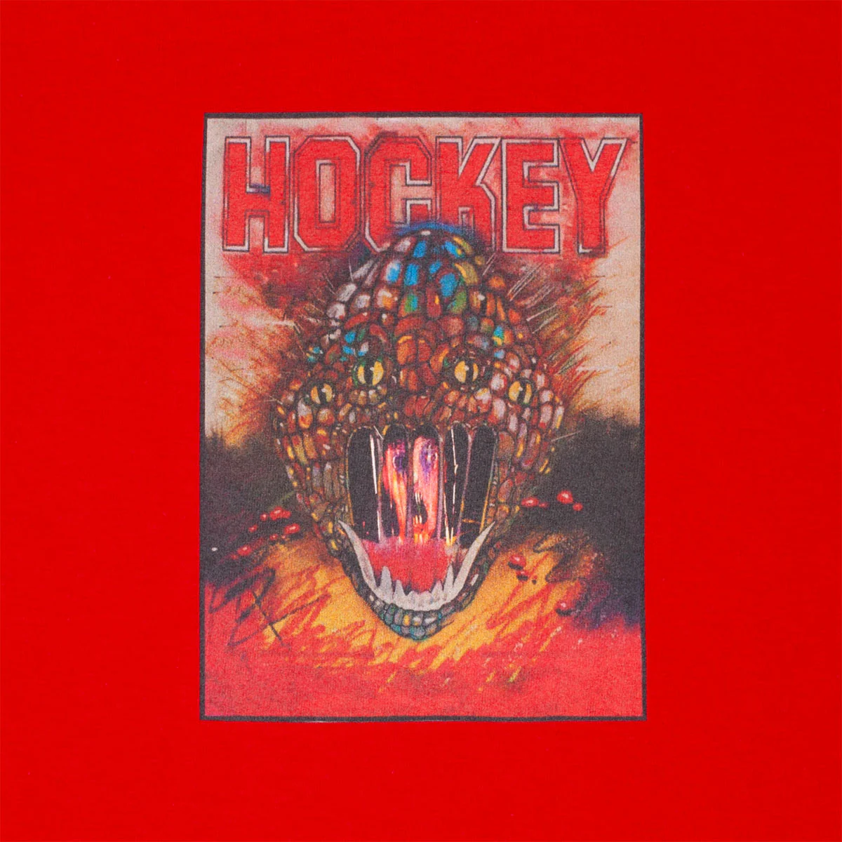 Hockey War On Mice T-Shirt - Red - Image 2