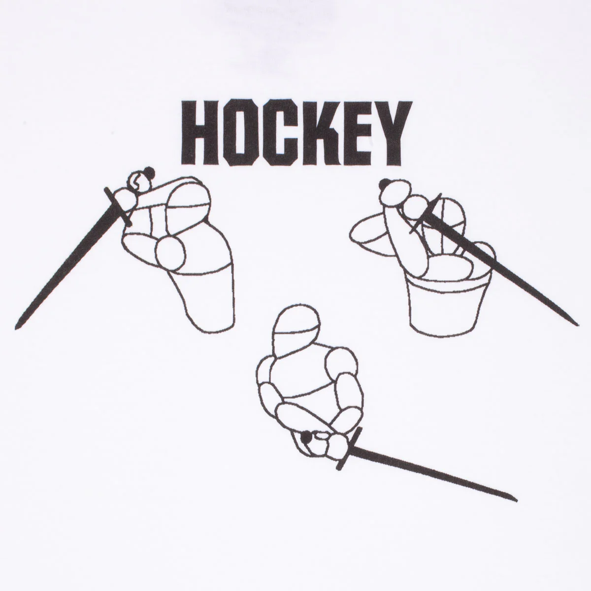 Hockey Wield T-Shirt - White - Image 2