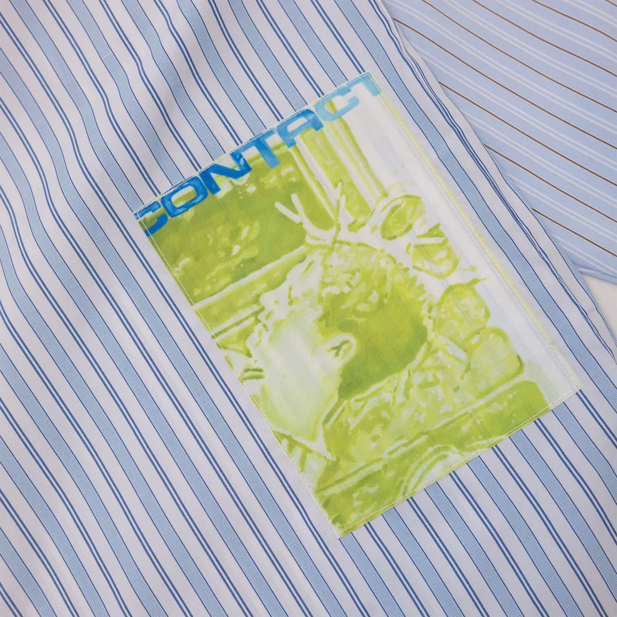 Hoddle HDL Wigney Long Sleeve Oxford Shirt - Blue - Image 4