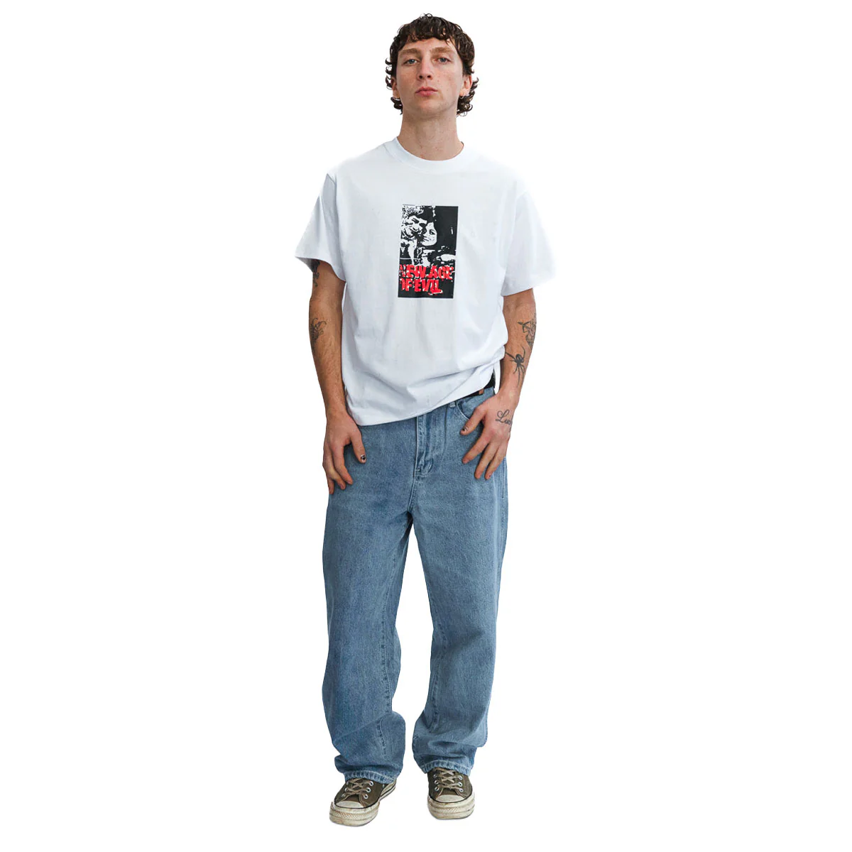 Hoddle New Age T-Shirt - White - Image 5