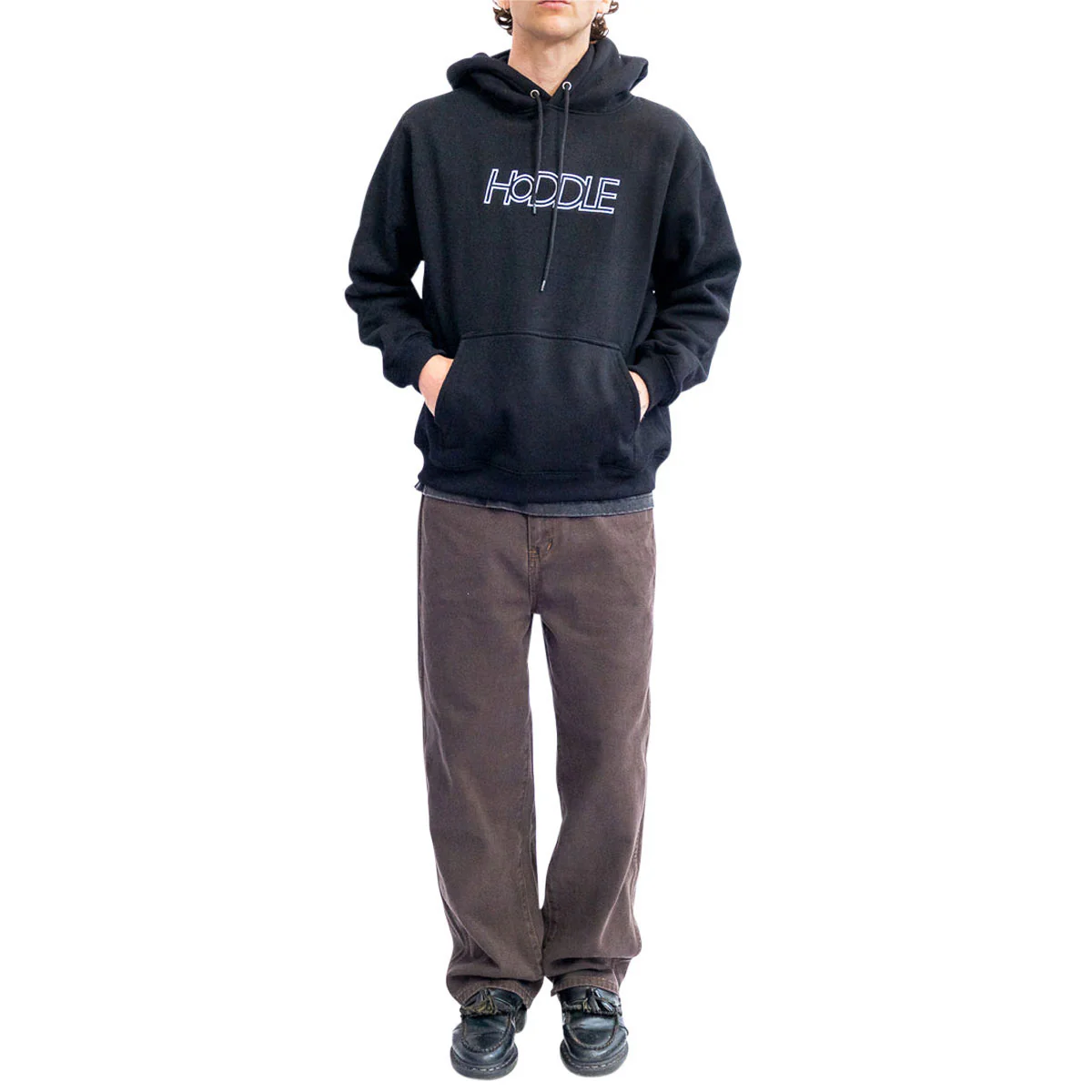 Hoddle OG Logo Hoodie - Black - Image 3