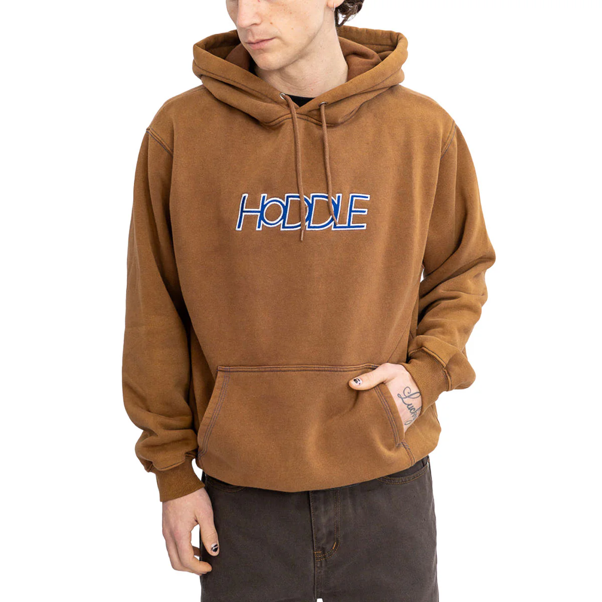 Hoddle OG Logo Hoodie - Brown - Image 2