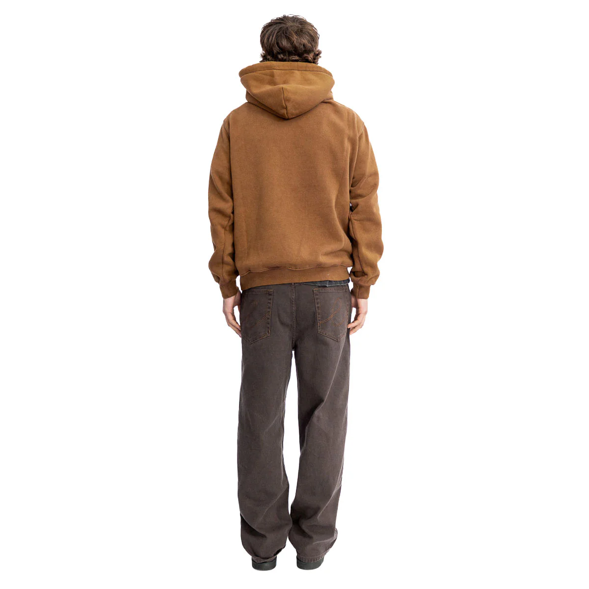 Hoddle OG Logo Hoodie - Brown - Image 4