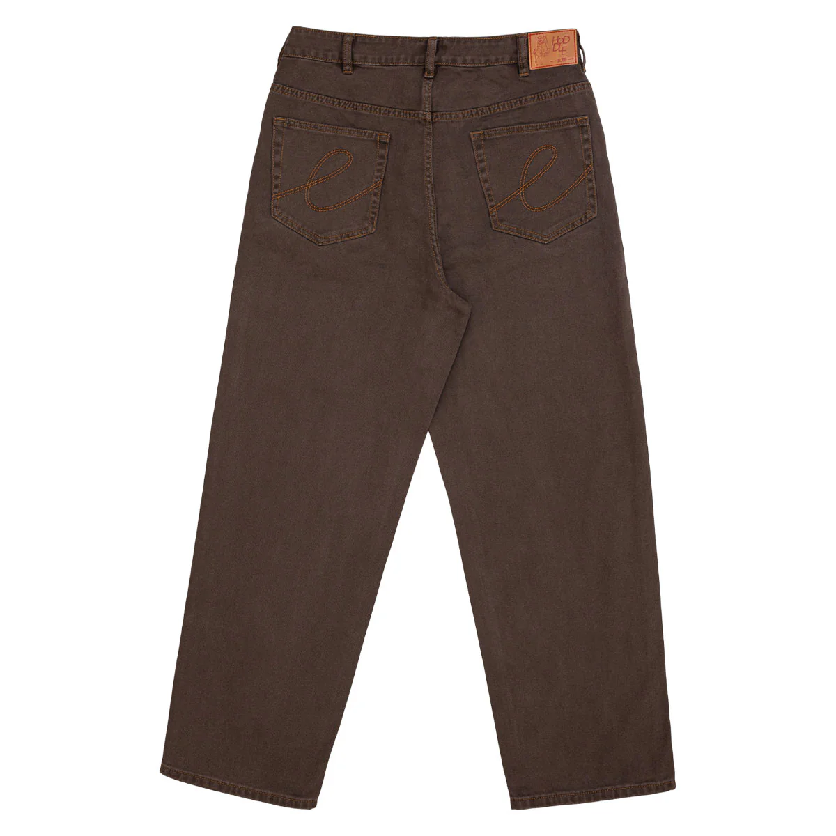 Hoddle Ranger Jeans - Brown Contrast Stitch - Image 2