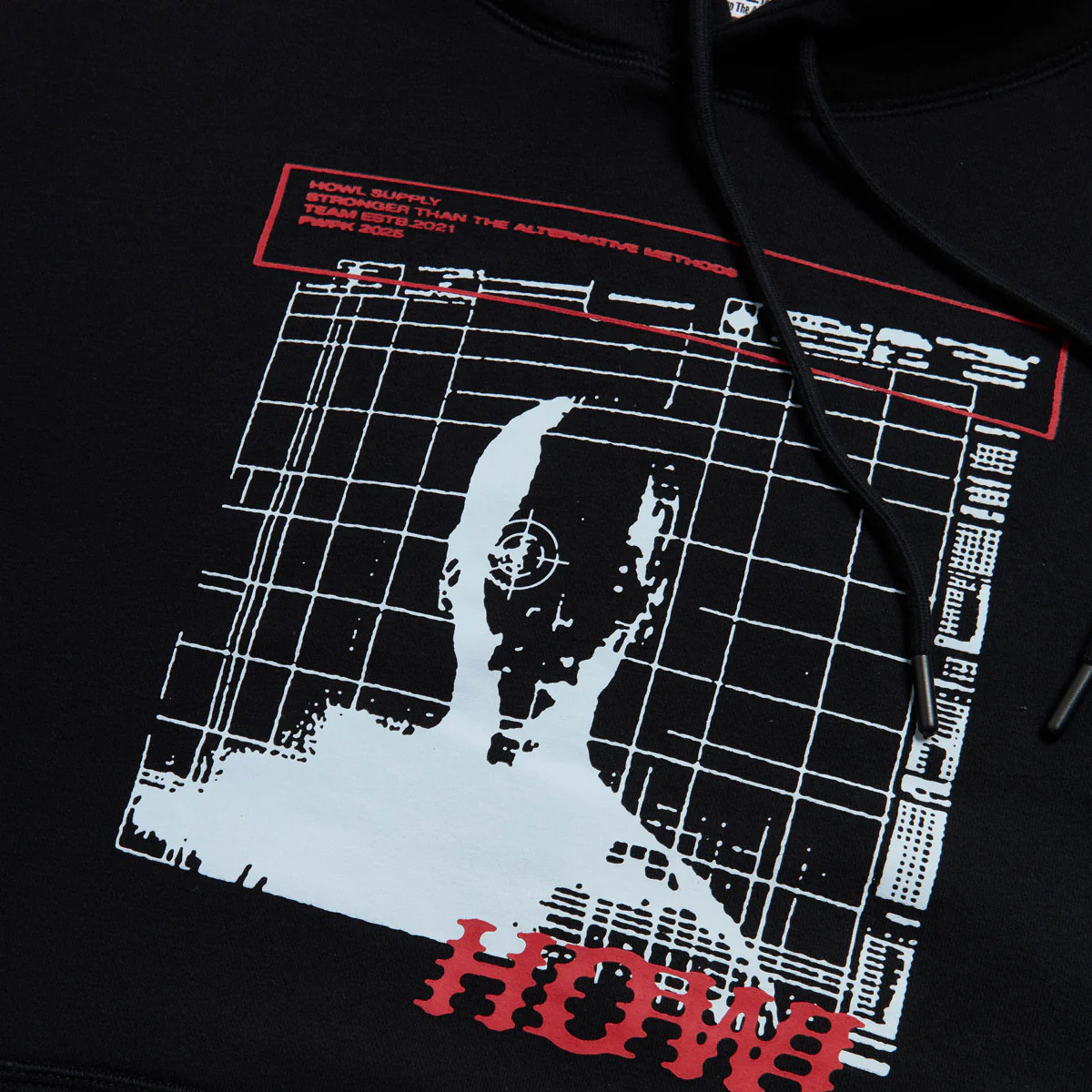 Howl DWR Graphic Hoodie - Black - Image 2